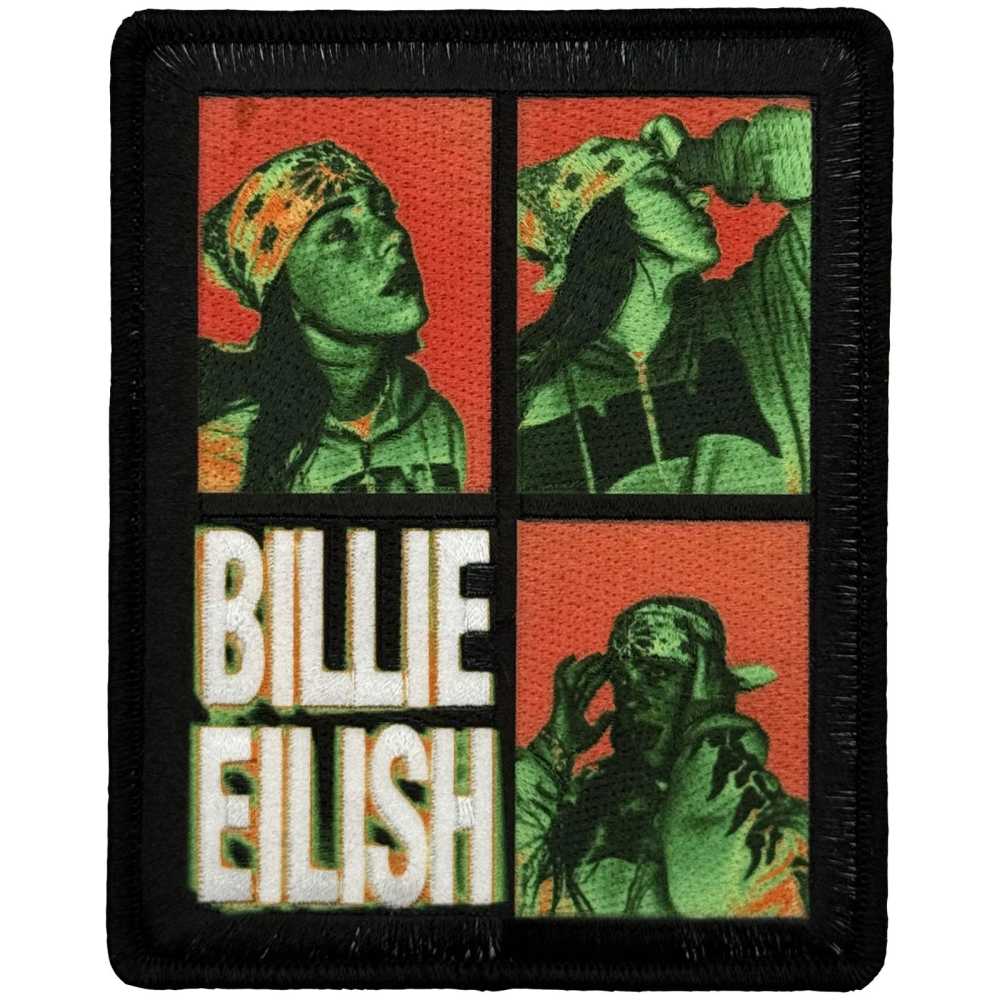 Billie Eilish - 3 Photo Logo Patch - Multicolours